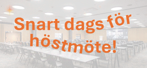 UTF:s årsmöte Två veckor kvar till föreningens höstmöte - en konferenslokal syns i bakgrunden